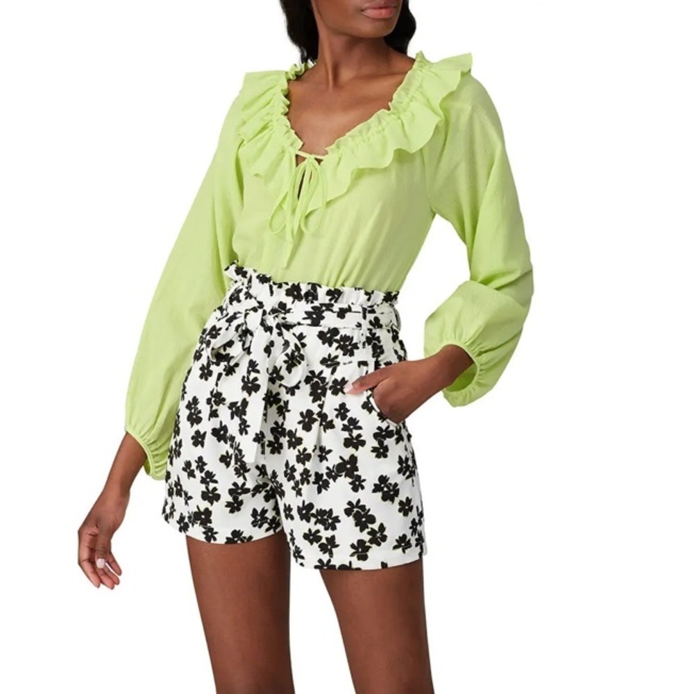 Love Whit by Whitney Port Cotton Ruffle Blouse